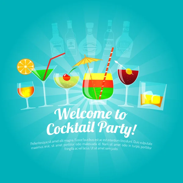 Illustration plate de l'alcool — Image vectorielle