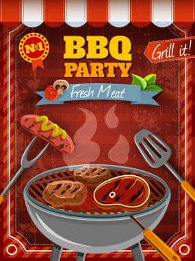 Barbekü partisi posteri