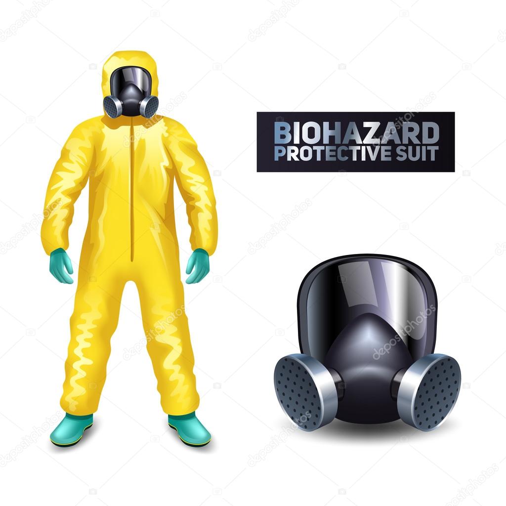Biohazard Protective Suit