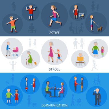 Yaşam tarzı Set afiş