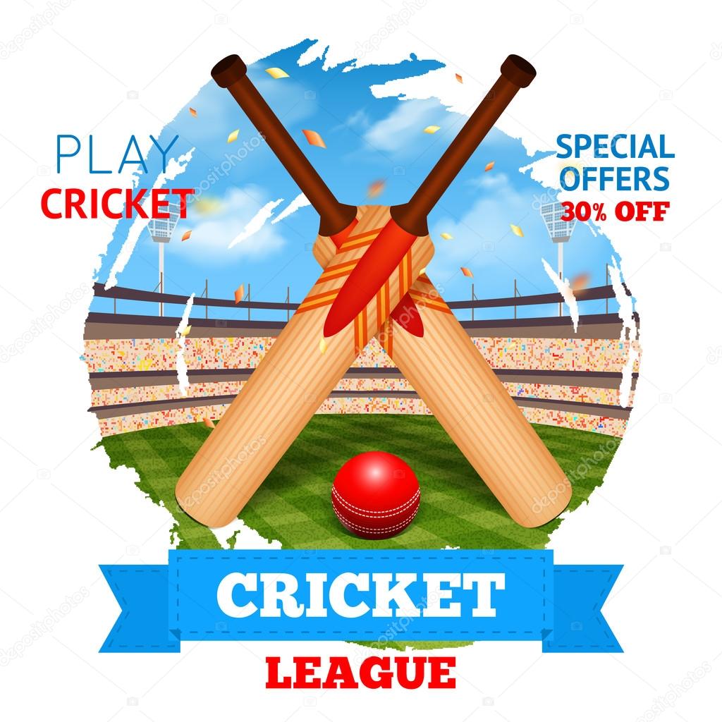 Cricket Stadium Cartoon