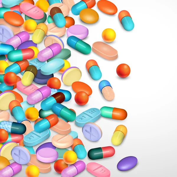 Предыстория противозачаточных таблеток — стоковый вектор
