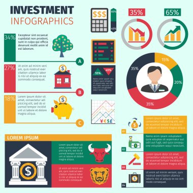 Yatırım Infographics Set