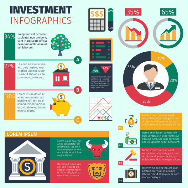 Инфографика инвестиций

