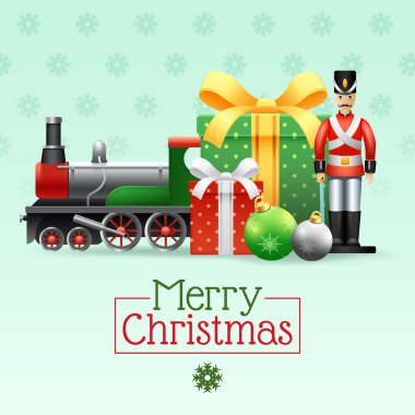 Noel Vintage oyuncak ayarla