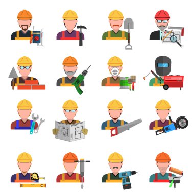 İşçi Icons Set