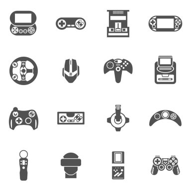 video oyunu Icons set