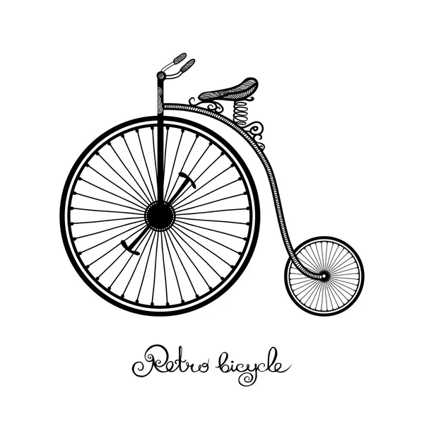 Vélo de style rétro — Image vectorielle