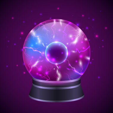 illustrazione della sfera magicasihirli küre illüstrasyon