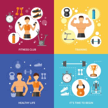 Fitness Club sağlıklı yaşam konsepti