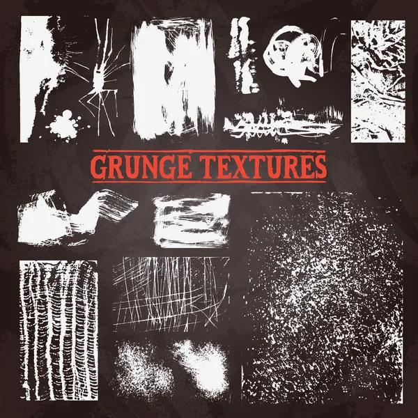 Μαυροπίνακας Grunge υφή σύνολο — Διανυσματικό Αρχείο