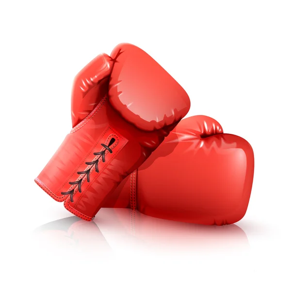 Boxerské rukavice realistické — Stockový vektor
