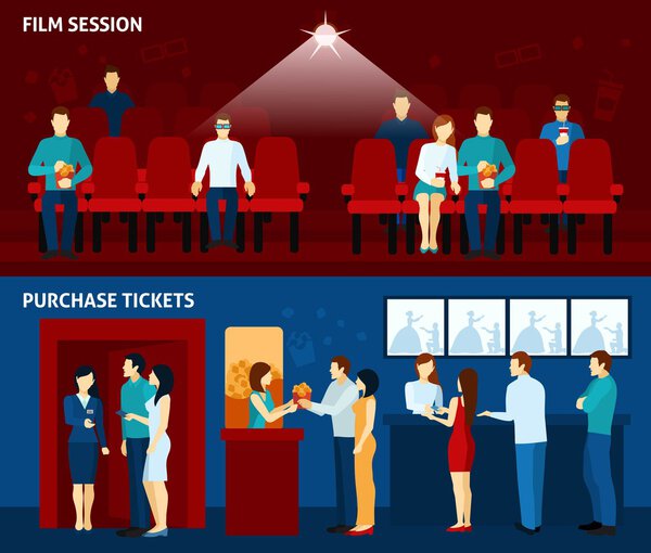 Кинофильм 2 плоских баннера
