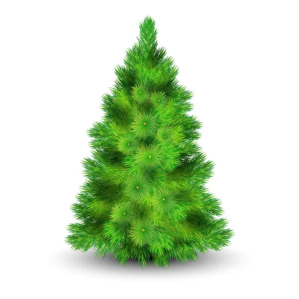 Christmas Tree Illustration — Stock Vector