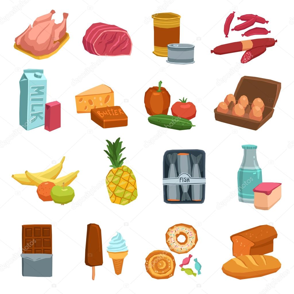 Iconos de abarrotes imágenes de stock de arte vectorial | Depositphotos Iconos de abarrotes imágenes de stock de arte vectorial | Depositphotos