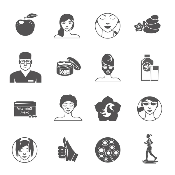 Verjonging Icons Set — Stockvector