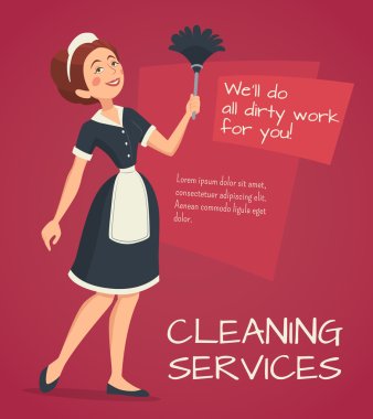 Cleaning Advertisement Illustration