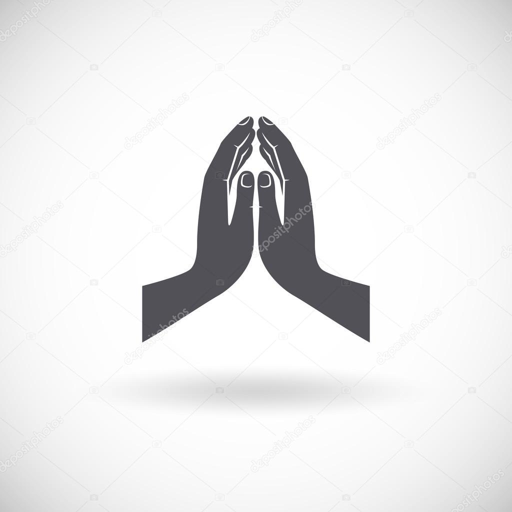 Praying Hands Icon