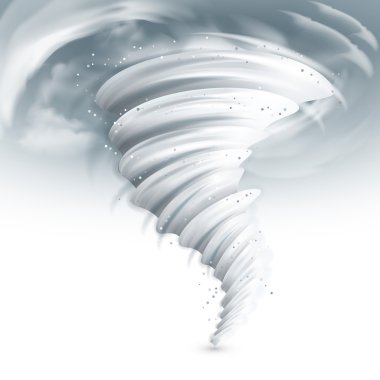 Tornado Sky Illustration clipart