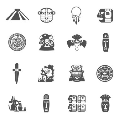 Maya Icons Black clipart