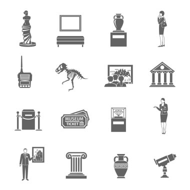 Müze Icons set