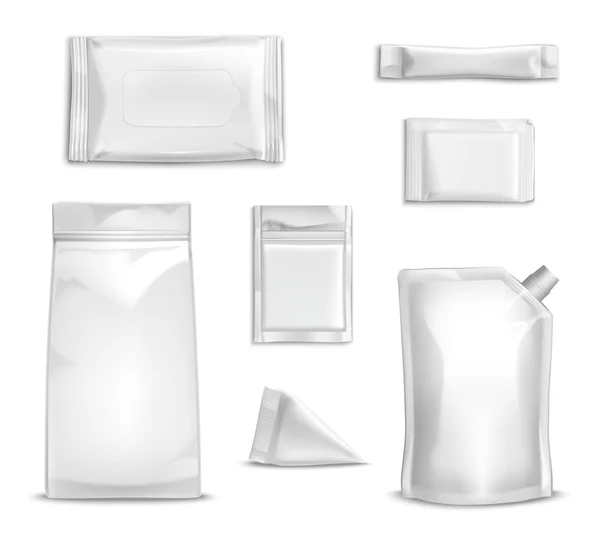 空白の包装セット — ストックベクタ