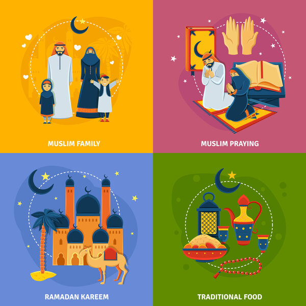 Islam Icons Set