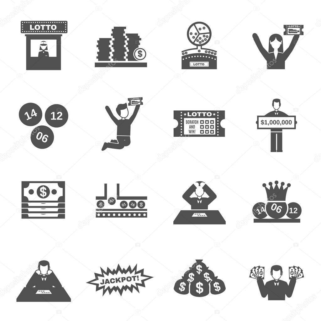 Lottery Icons Set