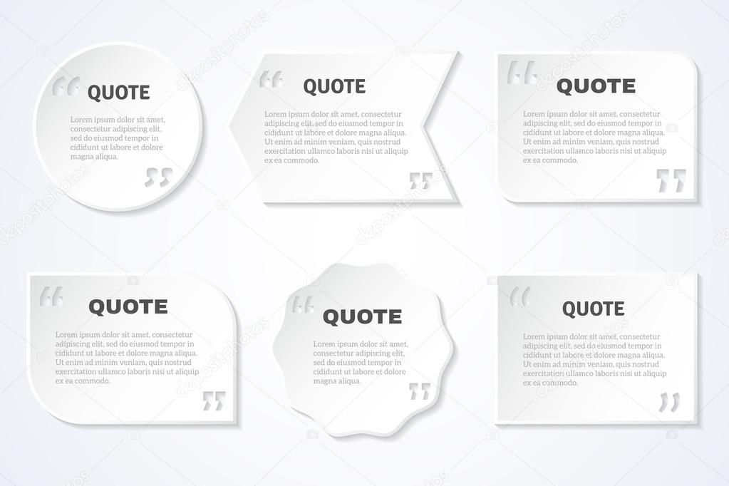 Timeless wisdom quotes icons set