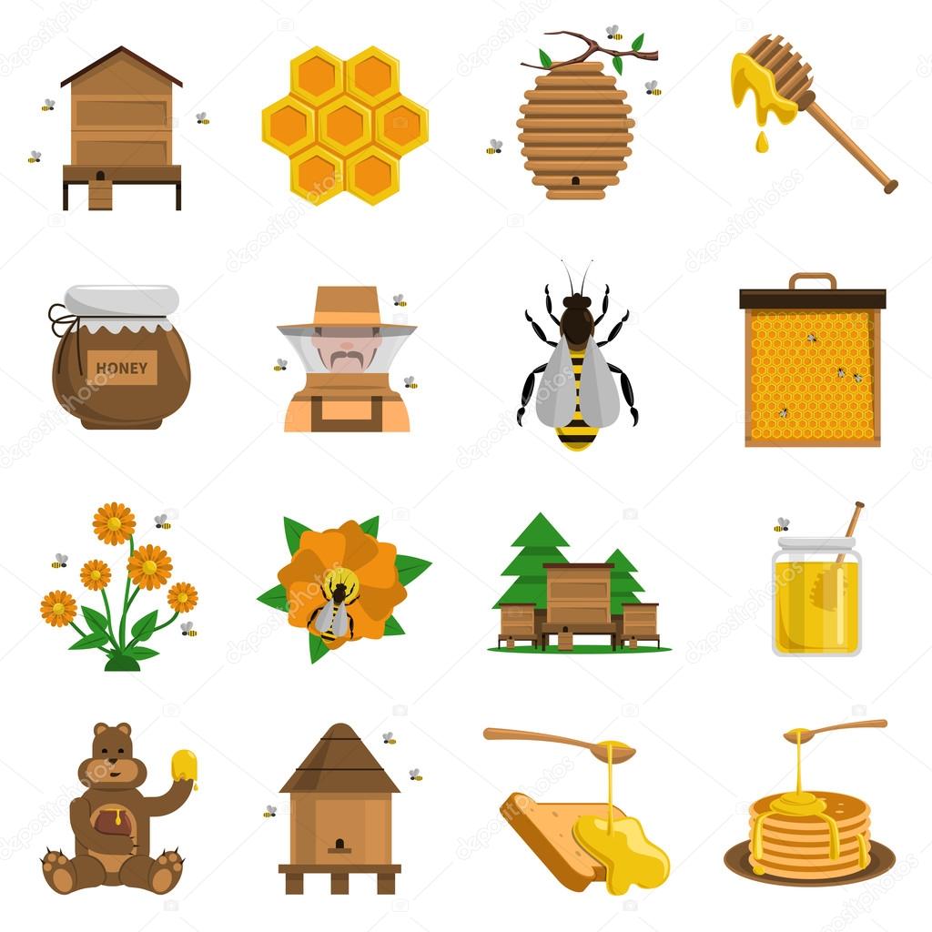 Honey Icons Set