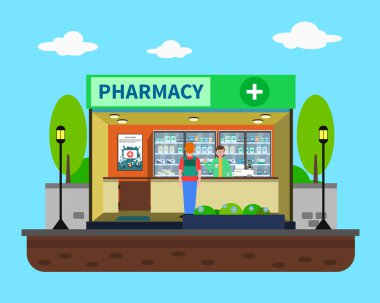 Eczane Kavramı İllüstrasyonu