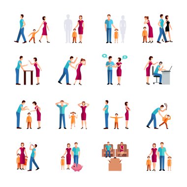 Family Problems Icons