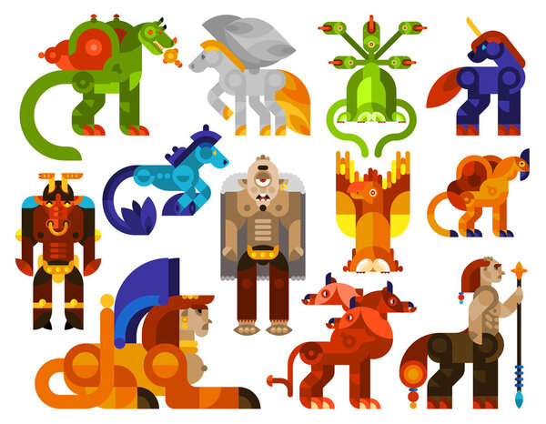 Mythical creatures icons