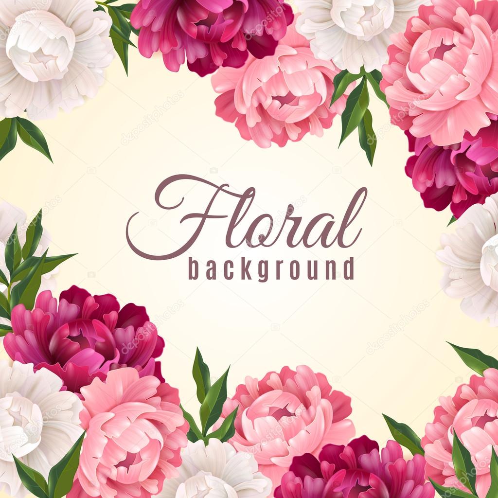 Floral Realistic Background