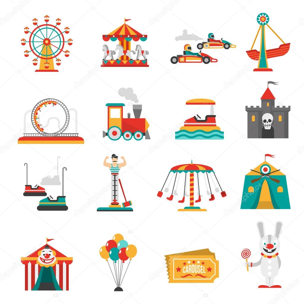 Amusement Park Icons