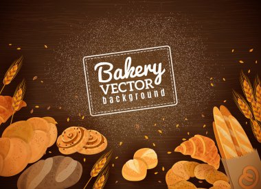 Backery Taze Ekmek Kara Orman Arkaplanı