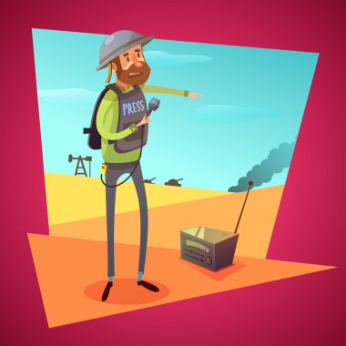 Gazeteci savaş alanı