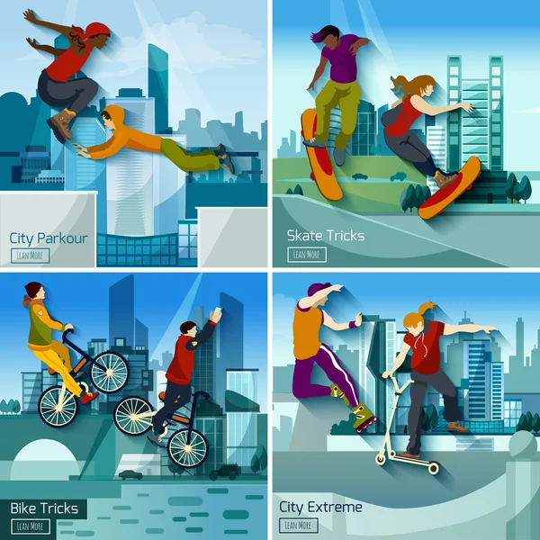 Extreme City Sports 2x2 Design Concept Set
