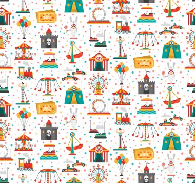Lunapark Fuar lunapark Seamless Modeli