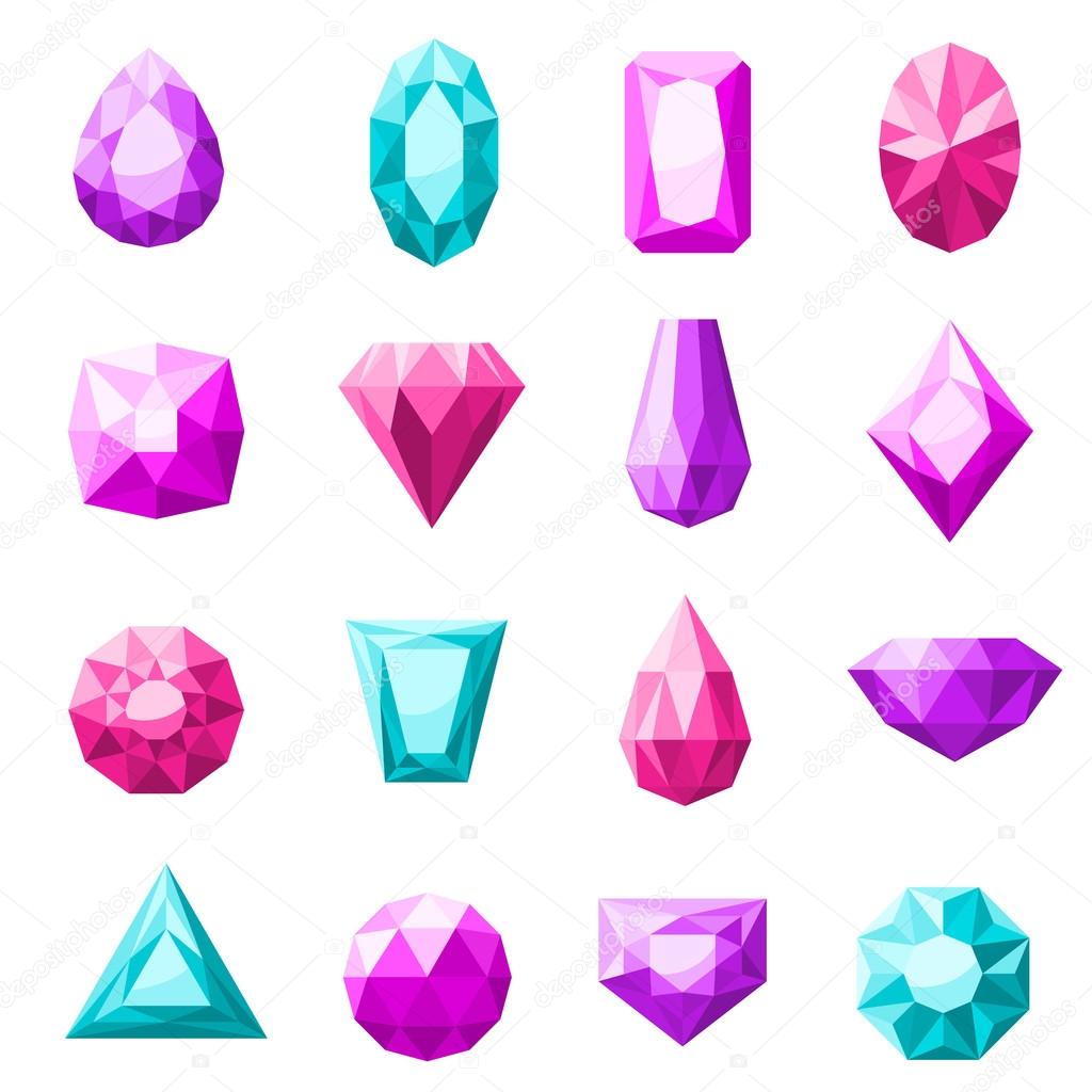 Jewels Icons Set