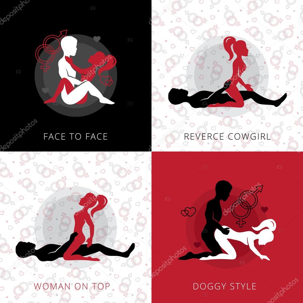 Kama Sutra Love Position Design Concept