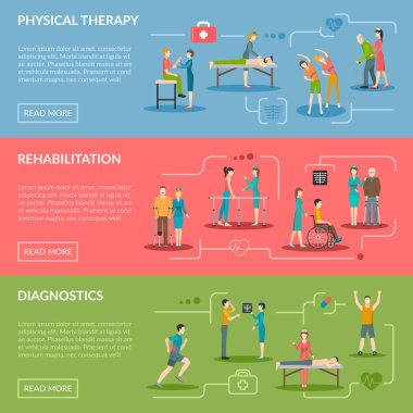 Physiotherapy Rehabilitation Banners