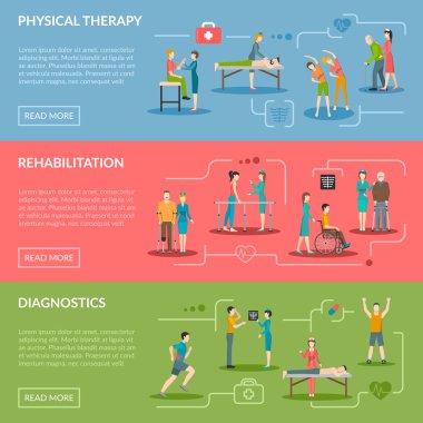 Physiotherapy Rehabilitation Banners