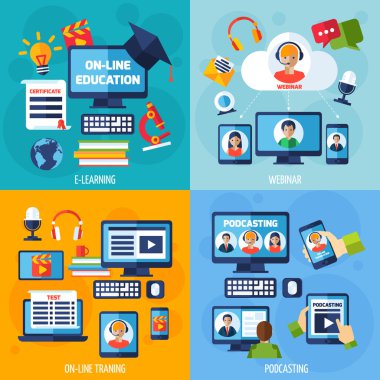Podcasting and webinar set