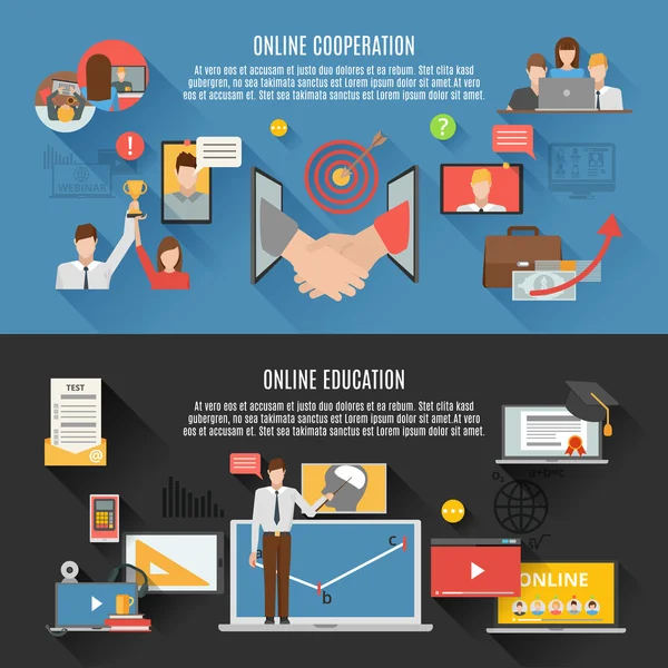Webinar Horizontal Banners Set