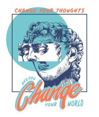 Sakallı ve bıyıklı bir adamın vektör çizimi.