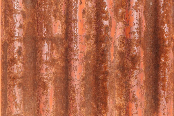 Rusty old corrugated iron sheet. Textile, abstract background.