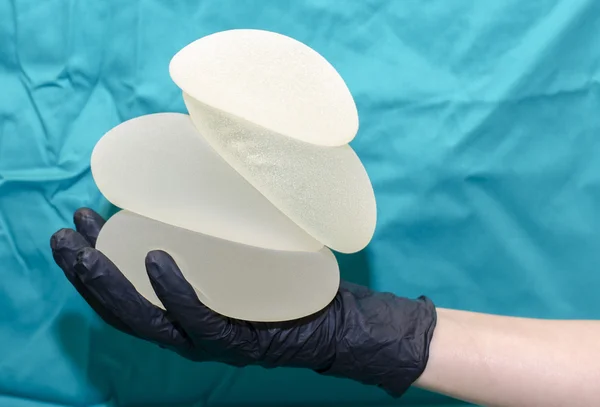 Silicone breast implants — Stock Photo, Image