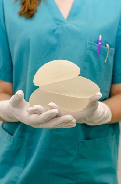 Implants mammaires en silicone — Photo