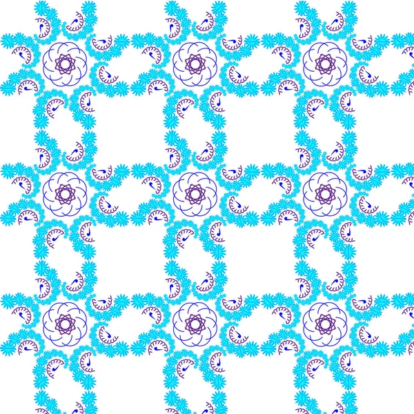 Fraktales Muster Dekorative Abstrakte Hintergrund Illustration — Stockfoto